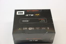 Four boxed as new sealed GT Media GTS Android 6.0 TV Box Amlogic S905D Quad Core 2GB 8GB WiFi 4K,