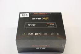 Four boxed as new sealed GT Media GTS Android 6.0 TV Box Amlogic S905D Quad Core 2GB 8GB WiFi 4K,