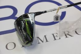 An as new Cobra Rad X speed driver golf club with a Motore X F3 shaft and Arccos caddie (Right-