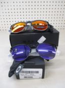 Two boxed as new Oakley Sunglasses to include; one Latch Key sunglasses matte black with prizm