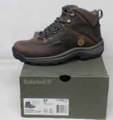 A pair of women's as new Timberland White Ledge boots (UK 6.5).