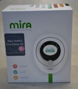 A boxed as new Mira Fertility Plus Starter Kit EVA3000 (Includes one digital analyser and ten test