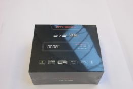Four boxed as new sealed GT Media GTS Android 6.0 TV Box Amlogic S905D Quad Core 2GB 8GB WiFi 4K,