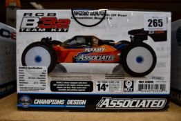 A boxed as new Team Associated RC8 B3.2 electric buggy.