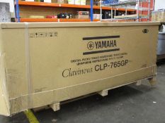 A boxed as new Yamaha Baby Grand Clavinova CLP-765 GP polished digital piano.