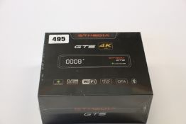 Four boxed as new sealed GT Media GTS Android 6.0 TV Box Amlogic S905D Quad Core 2GB 8GB WiFi 4K,
