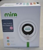A boxed as new Mira Fertility Plus Starter Kit EVA3000 (Includes one digital analyser and ten test