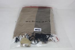 An as new Burberry House Check scarf.