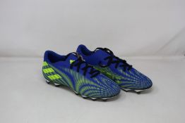 Three pairs of men's as new Adidas Nemeziz.4 FxG football boots (2 x UK 6, 1 x UK 8 - no boxes).