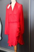 An as new Giambattista Valli Amarena dress in red (IT 42).