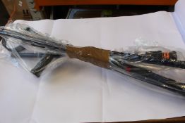 Six pairs of as new Flexyfoot shock absorbing crutches.