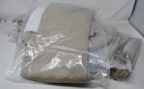 Five pairs of as new Allude cotton/silk trousers (2 x XS, 2 x S, 1 x M).