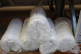 Five as new Kizzen orthopaedic memory foam pillows for neck pain.