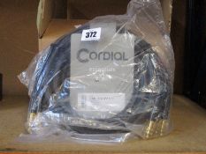 Four as new Cordial CML 8-0 VV 5 C 8-channel stereo plug to stereo plug loom cables.