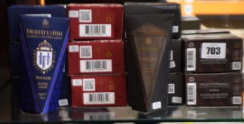 As new Truefitt & Hill shaving creams: Trafalgar, 1805, Apsley and Sandalwood (19 x 190g and 2 x