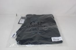 Four pairs of men's as new C.P. Company sweat/jogging Bermuda shorts in black (M, L, XL, XXL -