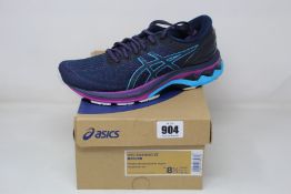 A pair of women's as new Asics Gel-Kayano 27 trainers (UK 6.5).