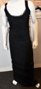 An as new Herve Leger dress in black (XXS - No tag but Herve Leger return label still attached).