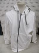 An as new Adidas Stella McCartney full zip hoodie in white (M).