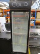 A pre-owned Rhino Cold 578T tall drinks display fridge.