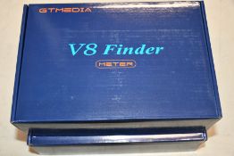 Two boxed as new GTMedia V8 Satellite digital Finder Meters 3.5