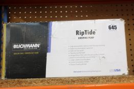 A Blichmann Engineering RipTide brewing pump.