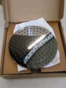 A Dornbracht ceiling mounted 300mm rain shower head.