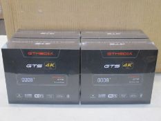 Four boxed as new sealed GT Media GTS Android 6.0 TV Box Amlogic S905D Quad Core 2GB 8GB WiFi 4K,