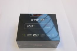 Four boxed as new sealed GT Media GTS Android 6.0 TV Box Amlogic S905D Quad Core 2GB 8GB WiFi 4K,