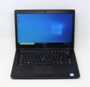 A pre-owned Dell Latitude 5480 laptop with 2.60GHz i5-7300U CPU, 8GB RAM and 256GB SSD in black/grey