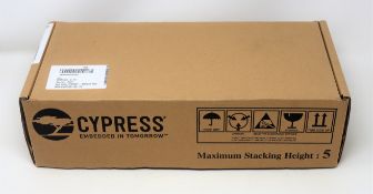 A box of as new Cypress Semiconductor Corp FM22L16-55-TG Ferroelectric RAM (135 units) (Box