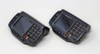 Two pre-owned Symbol Motorola WT4090 Wearable Touchscreen Computers (P/N: WT4090-N2H1GER).