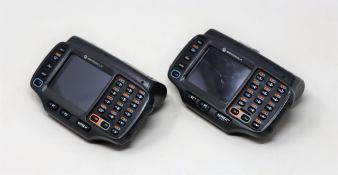 Two pre-owned Symbol Motorola WT4090 Wearable Touchscreen Computers (P/N: WT4090-N2H1GER).