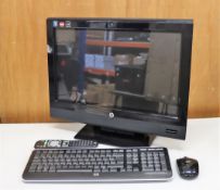 COLLECTION ONLY: A pre-owned HP Touchsmart 310-1260UK All in One PC (Keyboard, mouse, remote control