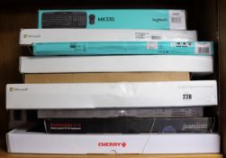 COLLECTION ONLY: A quantity of boxed as new keyboards and keyboard/mouse sets to include Cherry,