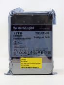 An as new Western Digital Purple WD121PURZ 12TB Surveillance Hard Drive (7200 RPM Class, SATA 6 Gb/