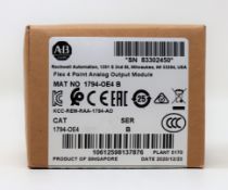 A boxed as new Allen-Bradley Rockwell Automation Flex 4 Point Analog Output Module (CAT: 1794-OE4 B)