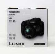 A boxed as new Panasonic Lumix DC-FZ82 4K Bridge Camera in Black (P/N: DC-FZ82EG-K) (Box opened,