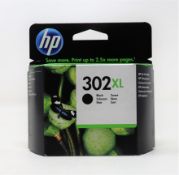 Sixty boxed as new HP 302XL High Capacity Black Ink Cartridges (P/N: F6U68AE) (Expiry: JAN 2023).