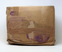 A boxed as new BenQ MH733 Full HD Network Business Projector in White (Significant damage to box.