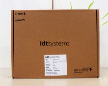 COLLECTION ONLY: A box of IDT systems custom phone case printing consumables to include: 12x case
