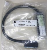 An as new Allen-Bradley Bulletin 1492 Re-Wired PLC Conversion Cable (CAT: 1492-CONCAB005Z A) (