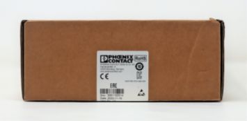 A boxed as new Phoenix Contact FL SWITCH 1001T-4POE Industrial Ethernet Switch (Box selaed, some