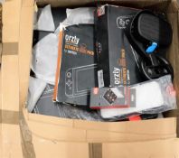 SOLD AS SEEN: A quantity of assorted Orzly accessories for Nintendo Switch consoles (Items appear as