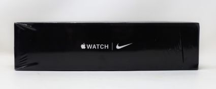 A boxed as new Apple Watch Nike Series 6 GPS 40mm in Space Grey Aluminium Case and Nike Sport Band