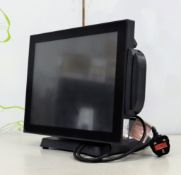 A pre-owned J2 630 15” AIO Touch Epos System with Atom 1.8ghz 4gb 120gb SSD (PSU included).