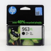 Forty boxed as new HP 963XL High Capacity Black Ink Cartridges (P/N: 3JA30AE) (EXP: MAR 2023).