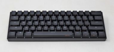 A boxed as new ANNE PRO 2 RGB Backlit 60% Wired/Wireless Mechanical Keyboard in Black (Gateron/