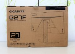 A boxed as new Gigabyte G27F 27