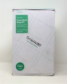 A boxed as new Safescan TimeMoto TM-616 Time Clock System (Box opened, some damage to box).